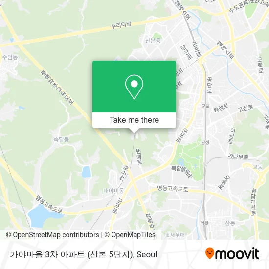 가야마을 3차 아파트 (산본 5단지) map