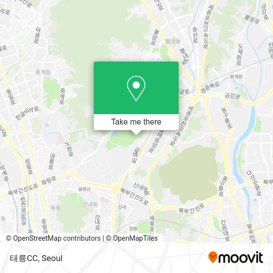 태릉CC map