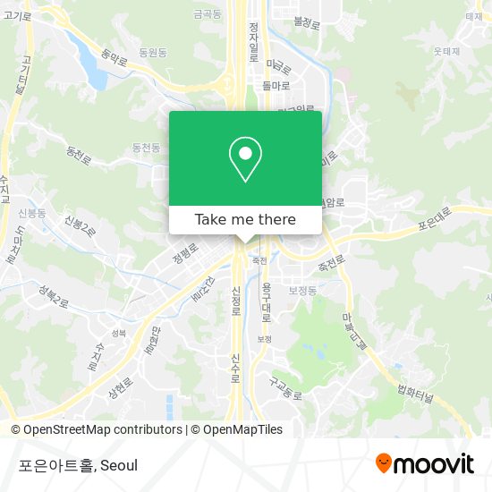 포은아트홀 map