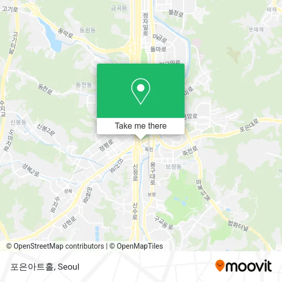 포은아트홀 map