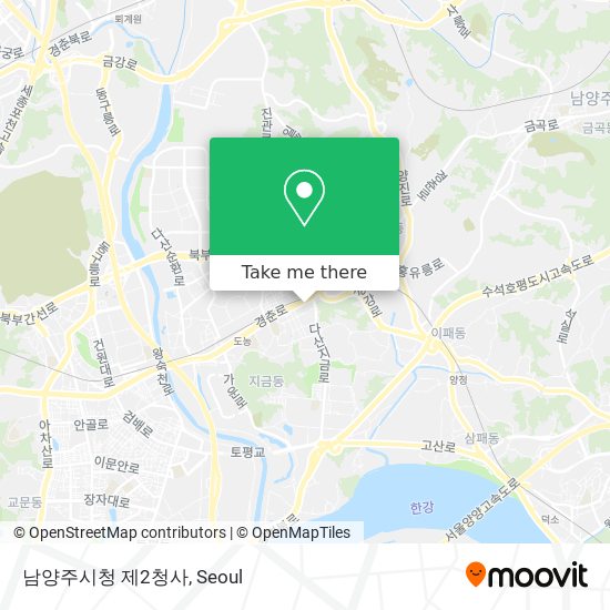 남양주시청 제2청사 map