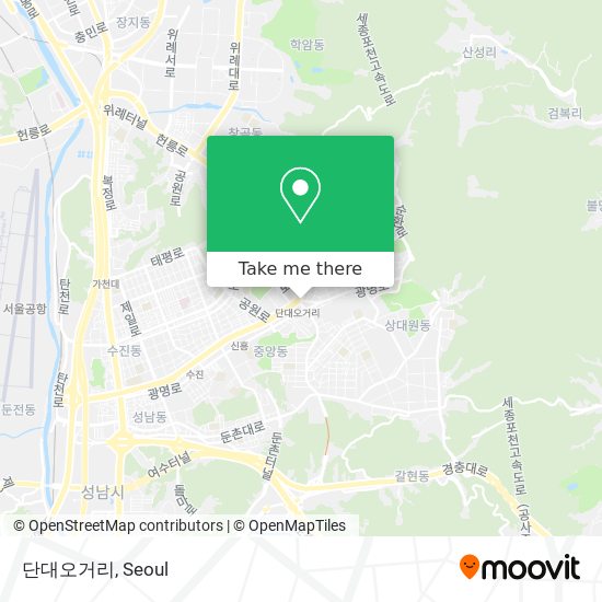 단대오거리 map