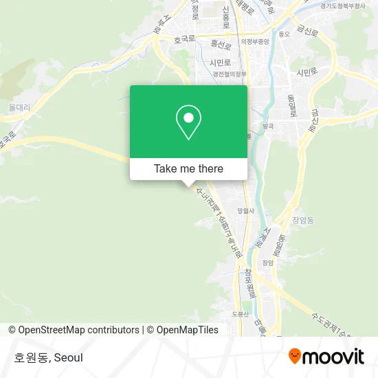 호원동 map