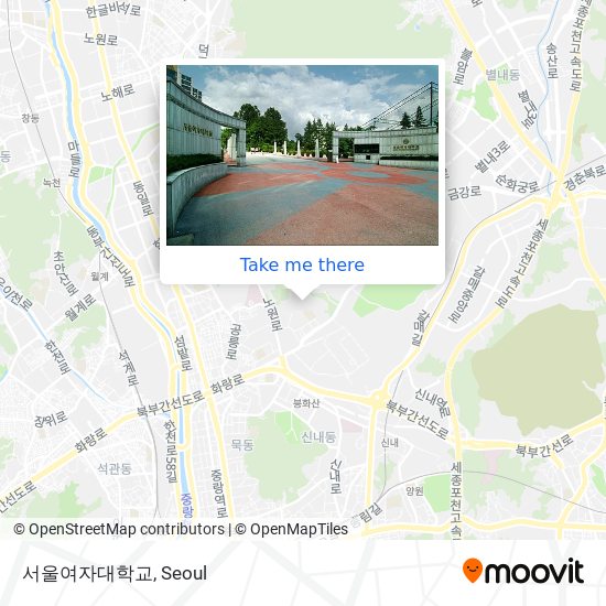 서울여자대학교 map