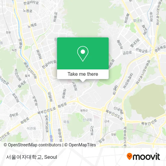 서울여자대학교 map