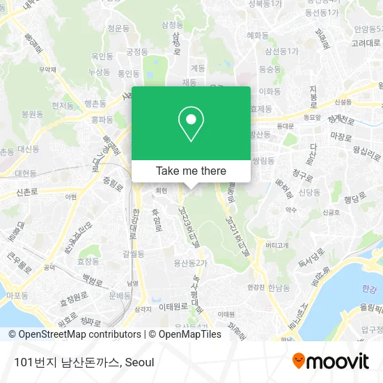 101번지 남산돈까스 map