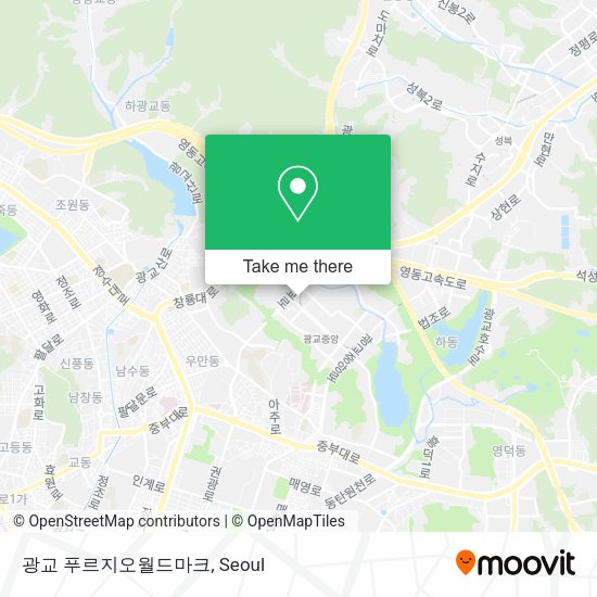 광교 푸르지오월드마크 map