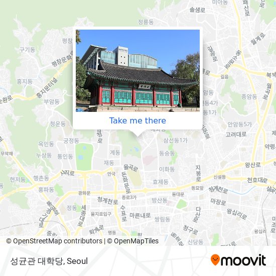 성균관 대학당 map