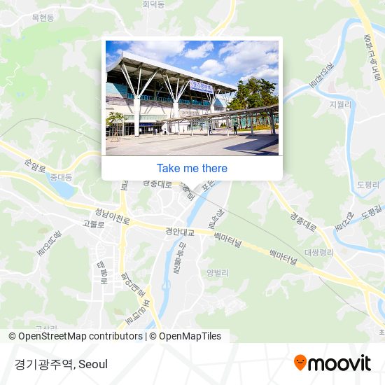경기광주역 map