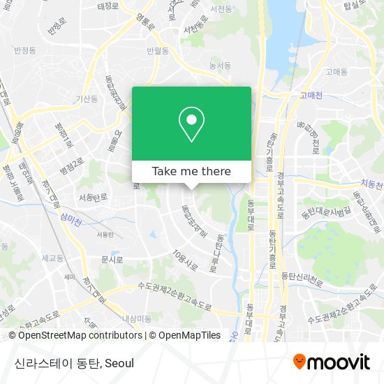 신라스테이 동탄 map