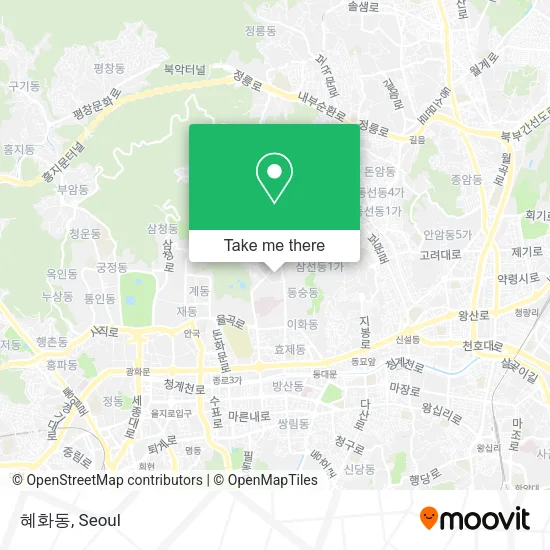 혜화동 map
