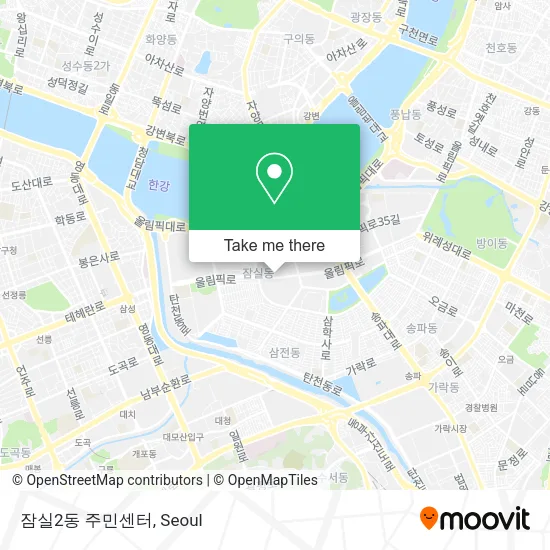 잠실2동 주민센터 map