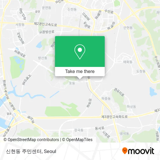 신현동 주민센터 map