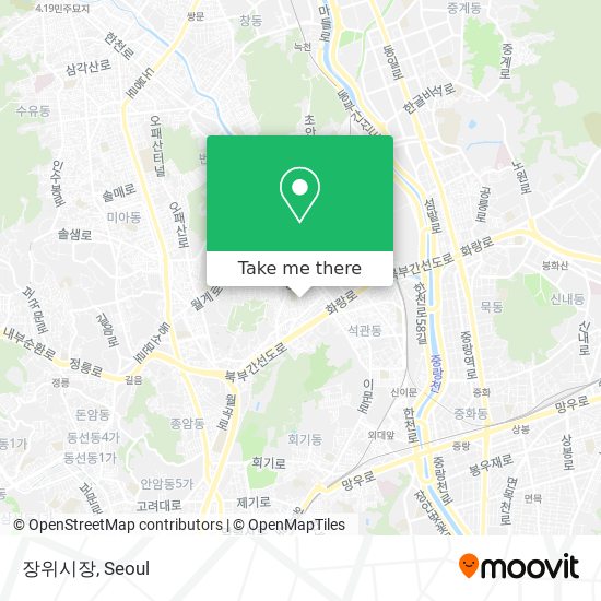 장위시장 map