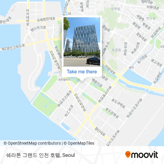 쉐라톤 그랜드 인천 호텔 map
