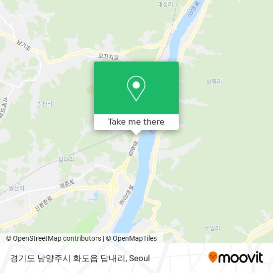 경기도 남양주시 화도읍 답내리 map