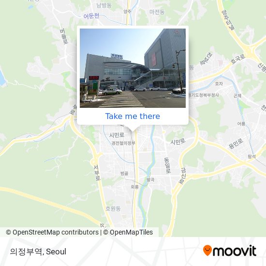 의정부역 map