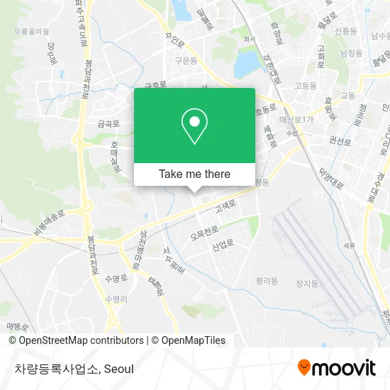 차량등록사업소 map