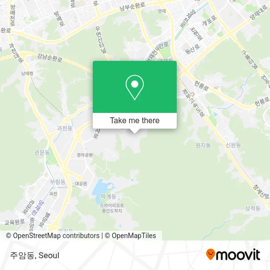 주암동 map