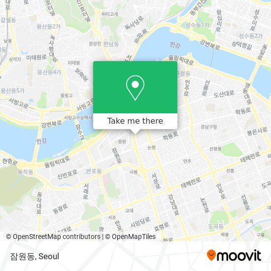 잠원동 map