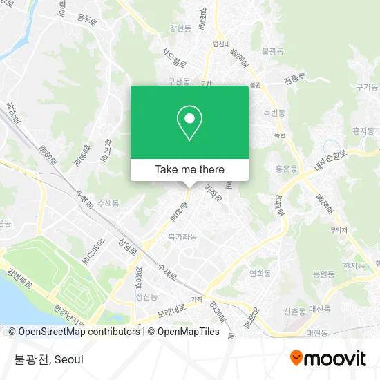 불광천 map
