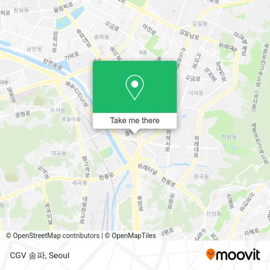 CGV 송파 map