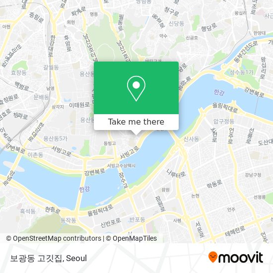 보광동 고깃집 map