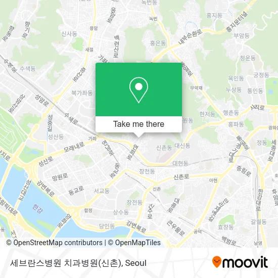 세브란스병원 치과병원(신촌) map