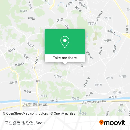 국민은행 원당점 map