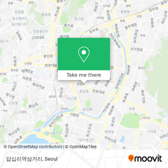 답십리역삼거리 map