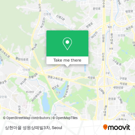 상현마을 성원상떼빌3차 map