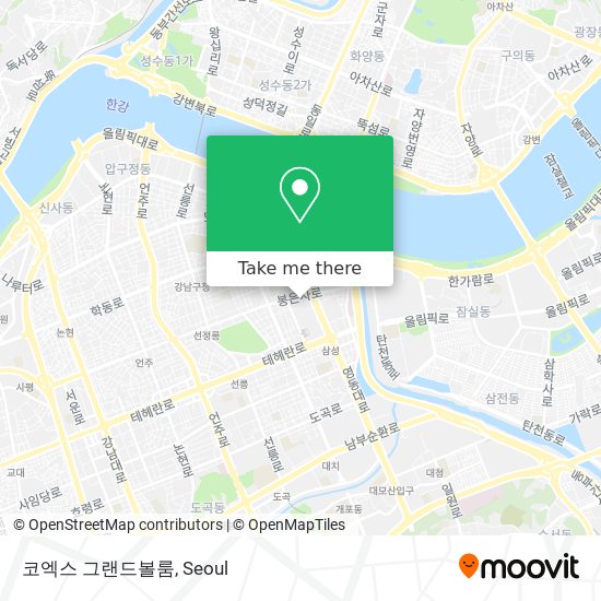 코엑스 그랜드볼룸 map