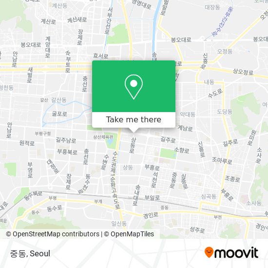 중동 map