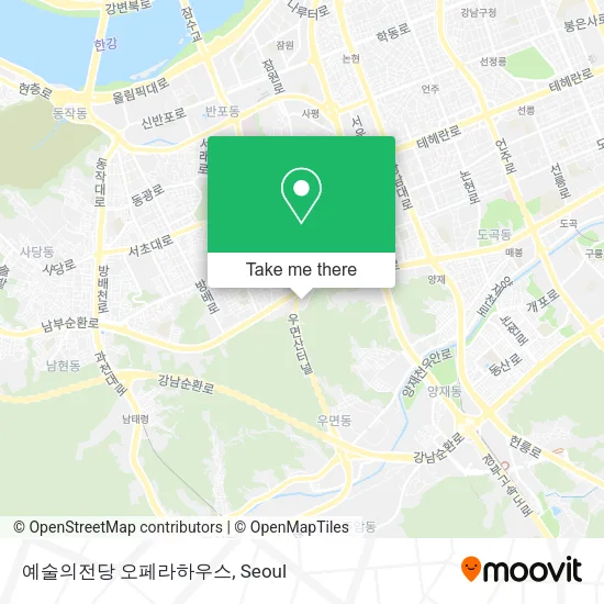 예술의전당 오페라하우스 map