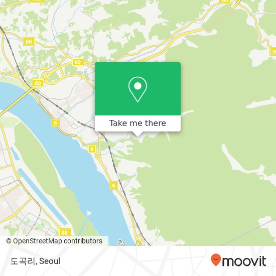 도곡리 map