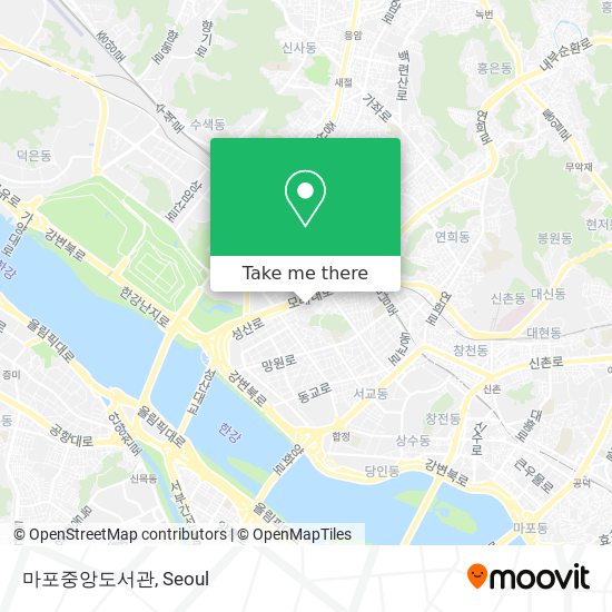 마포중앙도서관 map