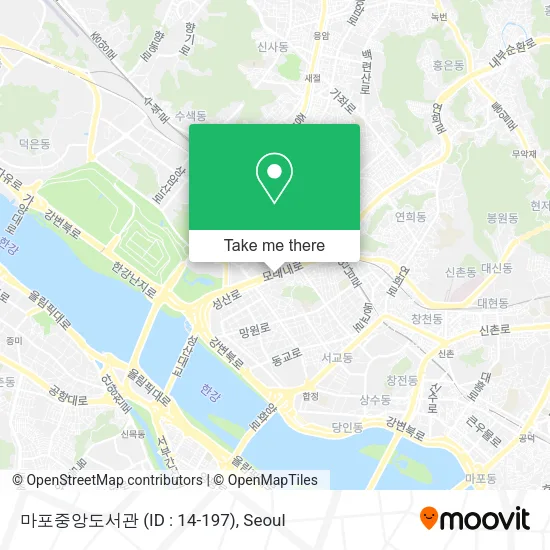 마포중앙도서관 (ID : 14-197) map