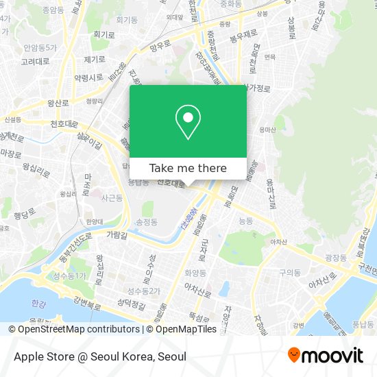 Apple Store @ Seoul Korea map