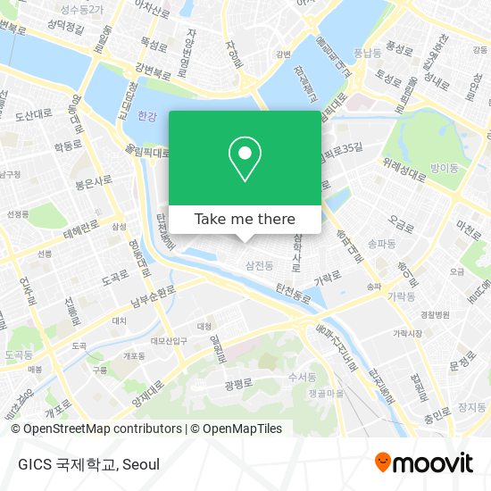 GICS 국제학교 map