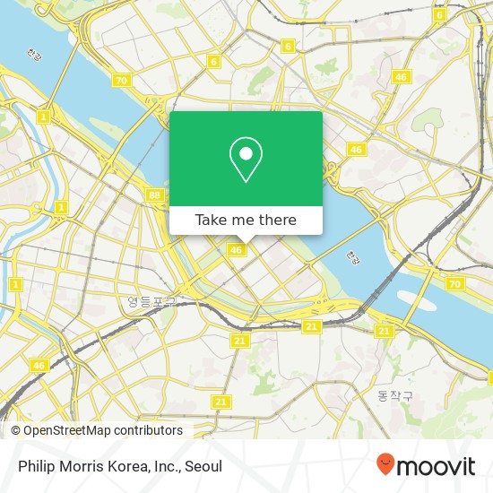 Philip Morris Korea, Inc. map