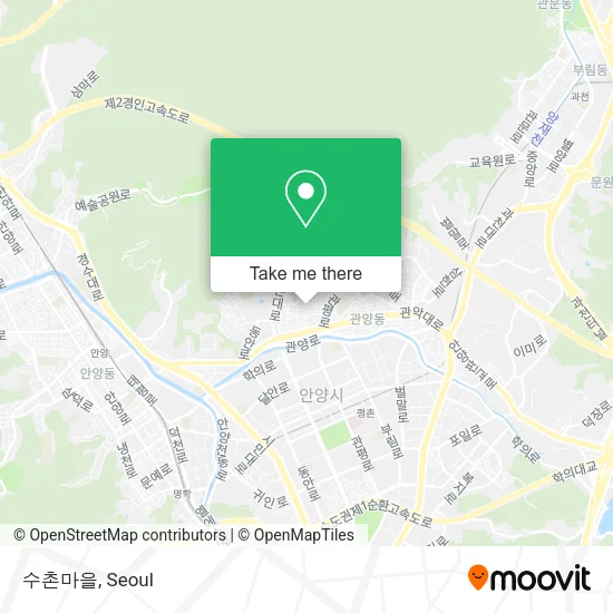 수촌마을 map