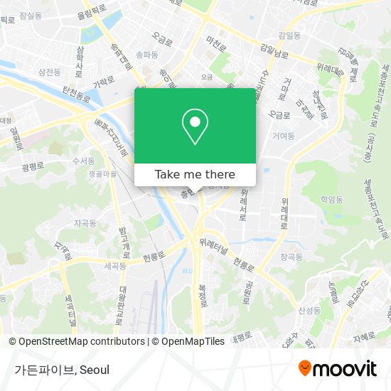 가든파이브 map