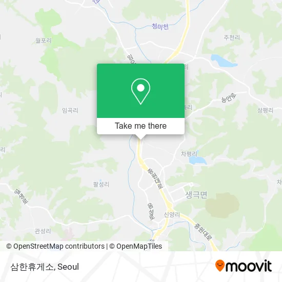 삼한휴게소 map