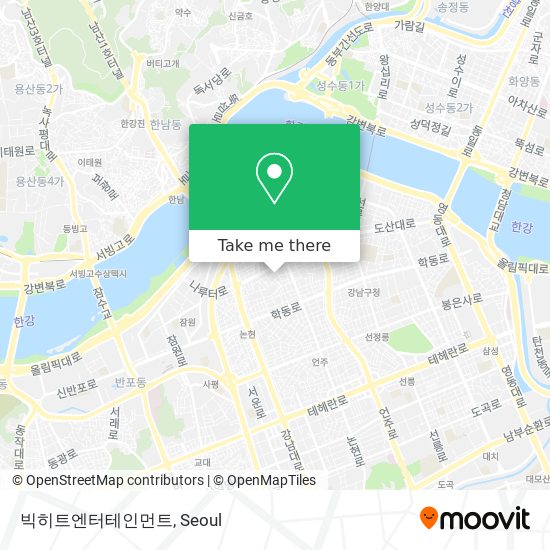 빅히트엔터테인먼트 map