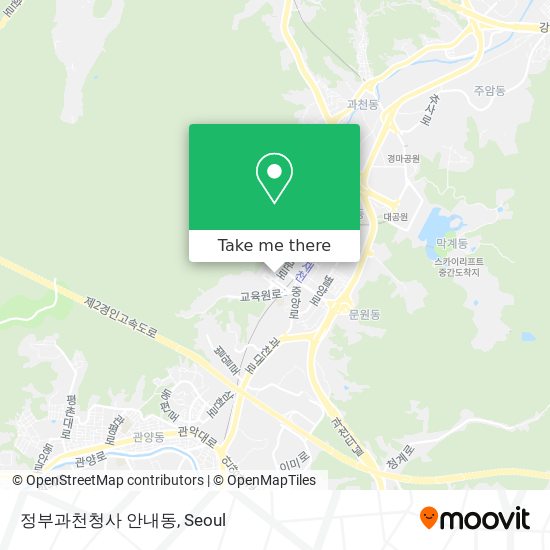 정부과천청사 안내동 map