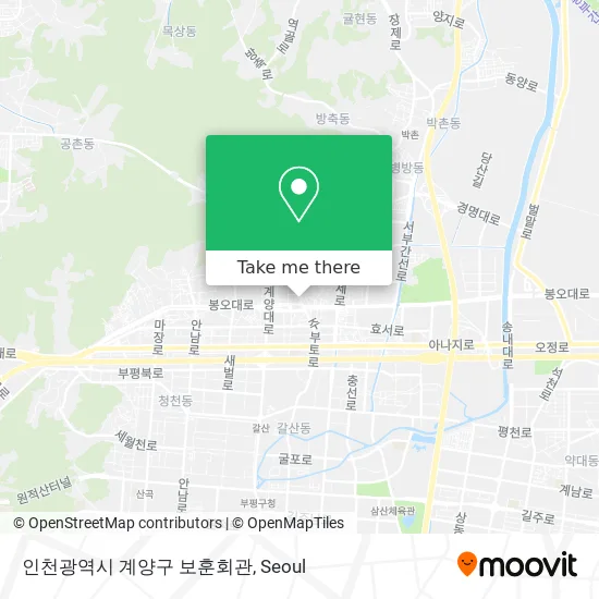 인천광역시 계양구 보훈회관 map