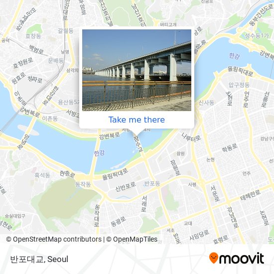 반포대교 map
