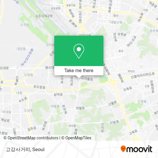고강사거리 map