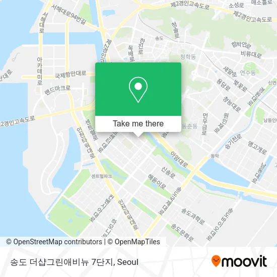 송도 더샵그린애비뉴 7단지 map