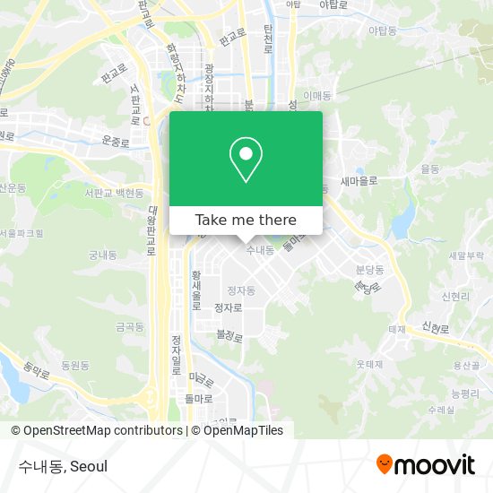 수내동 map